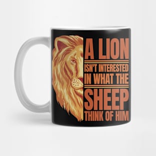 Lion's Confidence Mantra Mug